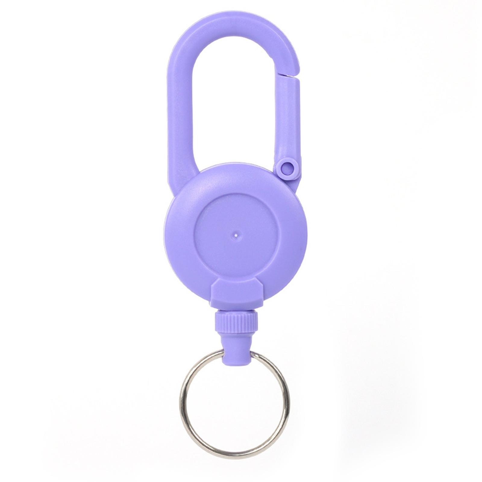 1PCS Candy Color Retractable Keychain Outdoor Anti-theft Easy-to-pull Buckle Wire Rope Reel Elastic Key Ring Retractable Tool світло-фіолетового кольору
1PCS Candy Color Retractable Keychain Outdoor Anti-theft Easy-to-pull Buckle Wire Rope Reel Elastic Key Ring Retractable Tool світло-фіолетового кольору