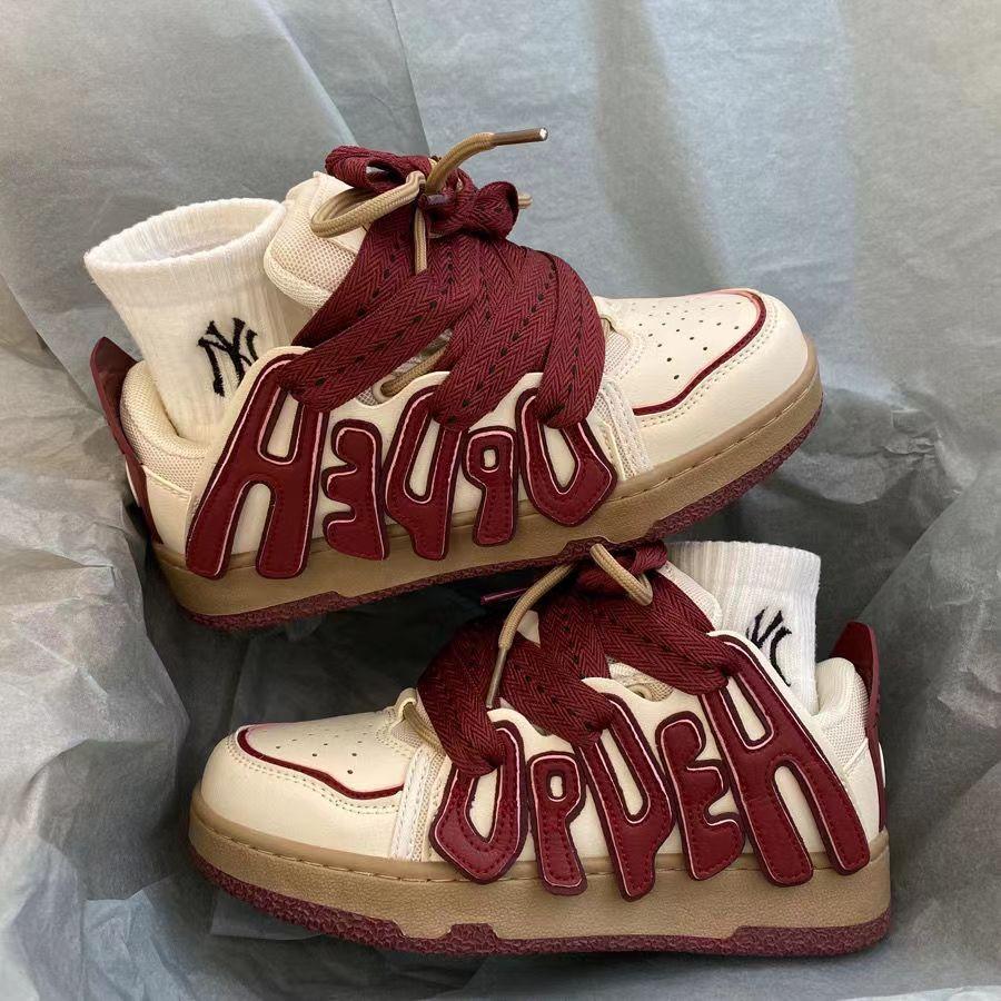 Винтажные дышащие мужские кроссовки с буквами, кроссовки на платформе, модная повседневная обувь для женщин, бег, уличный дизайн, обувь 43
Винтажные дышащие мужские кроссовки с буквами, кроссовки на платформе, модная повседневная обувь для женщин, бег, уличный дизайн, обувь 43