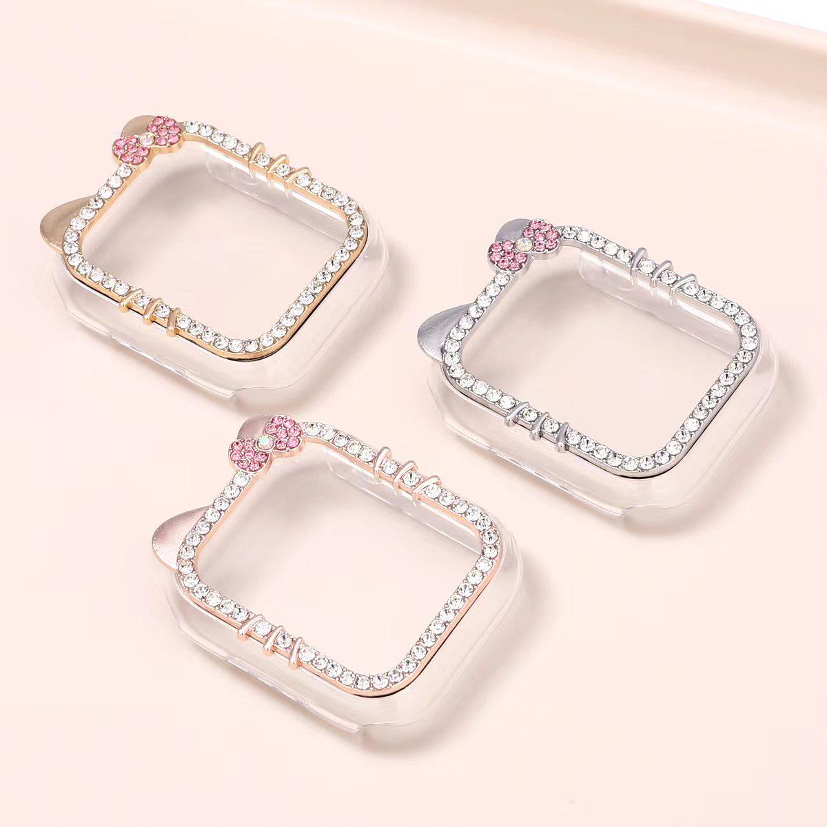 Katy Rhinestone Apple Watch Bracelet, Compatible with Series 9-4, SE 45mm
Katy Rhinestone Apple Watch Bracelet, Compatible with Series 9-4, SE 45mm