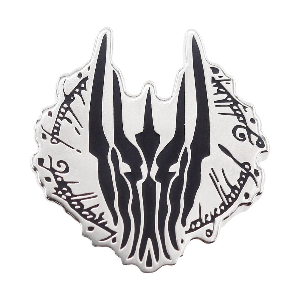 Sauron Helmet Brooch: Fantasy Character Badge for Clothes, Bags, and Jewelry
Sauron Helmet Brooch: Fantasy Character Badge for Clothes, Bags, and Jewelry