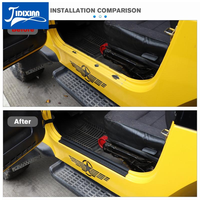 JIDIXIAN автомобильный порог накладка на порог защитная накладка на педаль для Jeep Wrangler TJ 1997-2006 аксессуары чёрный
JIDIXIAN автомобильный порог накладка на порог защитная накладка на педаль для Jeep Wrangler TJ 1997-2006 аксессуары чёрный