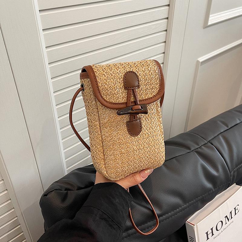 Handmade straw woven bag women s 2025 new trendy fashion simple niche messenger bag summer versatile mobile phone bag хакі
Handmade straw woven bag women s 2025 new trendy fashion simple niche messenger bag summer versatile mobile phone bag хакі