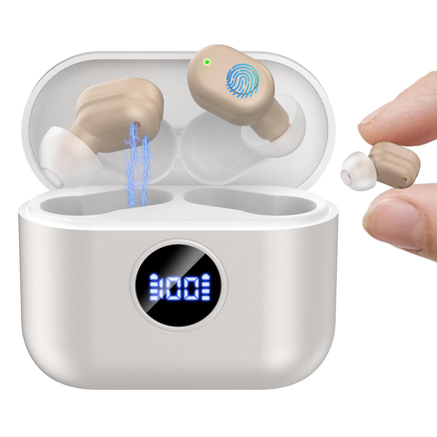 Шуонки Слуховой аппарат для пожилых людей Новый в Маленький размер Легкий Вес До Часов Непрерывной Автоматической Мощности Уровень Заряда Батареи 300 мАч бежевый
Шуонки Слуховой аппарат для пожилых людей Новый в Маленький размер Легкий Вес До Часов Непрерывной Автоматической Мощности Уровень Заряда Батареи 300 мАч бежевый