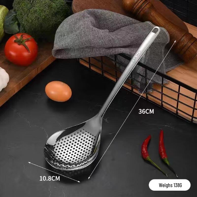IBOER Stainless Steel Skimmer with Wooden Handle Standard
IBOER Stainless Steel Skimmer with Wooden Handle Standard