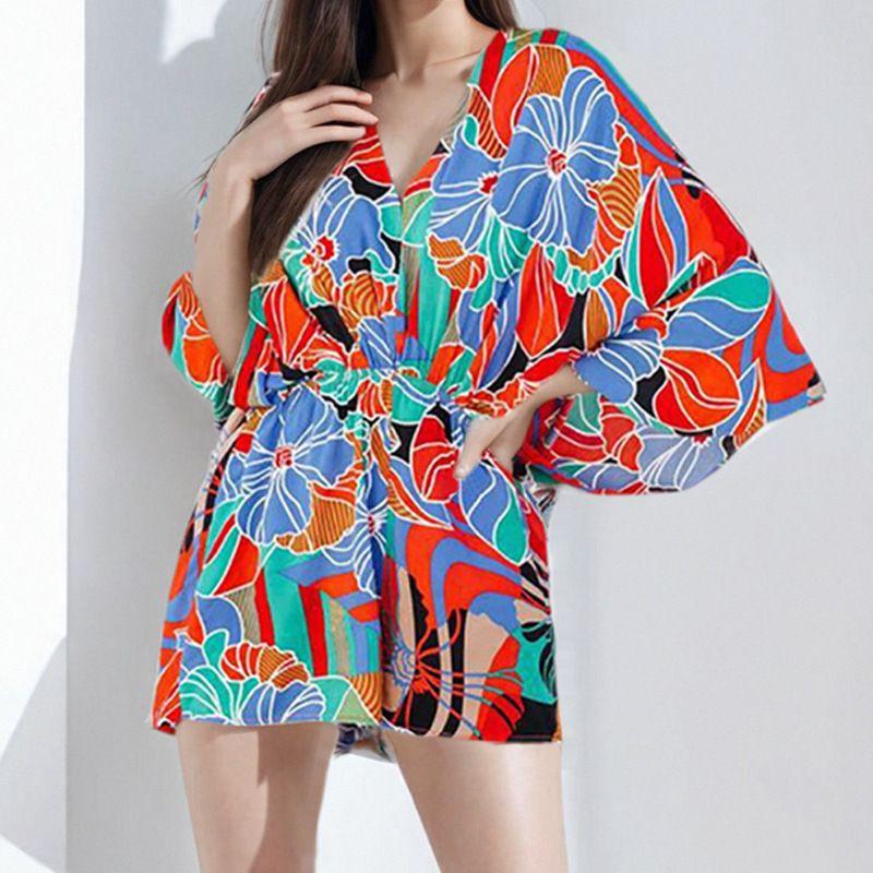 2025 Принтованный комбинезон с завышенной талией, открытой спиной и короткими рукавами Blue Flower with red background S
2025 Принтованный комбинезон с завышенной талией, открытой спиной и короткими рукавами Blue Flower with red background S