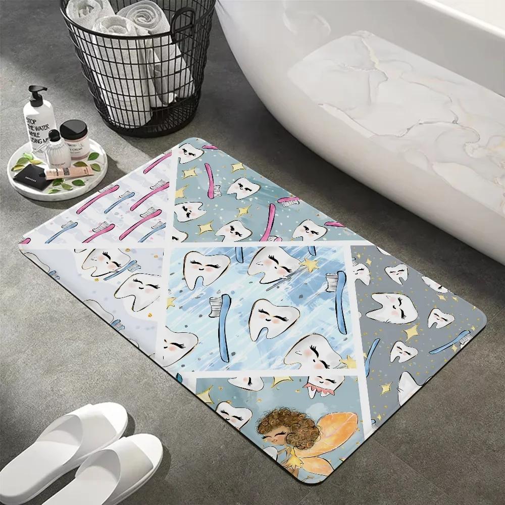Teeth Diatomaceous Earth Small Carpet Children s Washbasin Bathroom Entrance Non Slip Mat Room Decoration Home Rug 40X60CM
Teeth Diatomaceous Earth Small Carpet Children s Washbasin Bathroom Entrance Non Slip Mat Room Decoration Home Rug 40X60CM