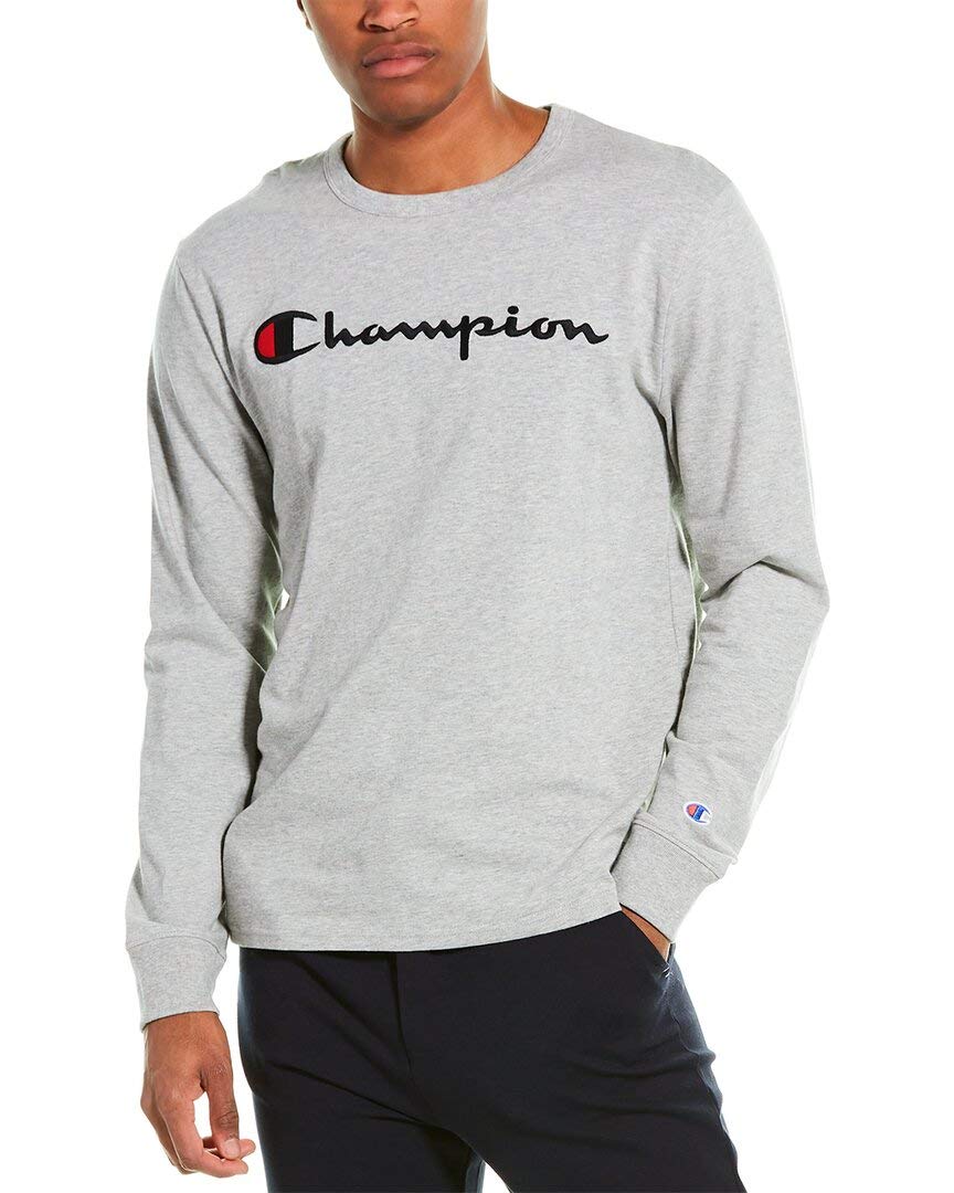 Champion Heritage Long Sleeve Heavyweight Cotton with Oxford Gray Small Men s T-Shirt Logo, - 549465,
Champion Heritage Long Sleeve Heavyweight Cotton with Oxford Gray Small Men s T-Shirt Logo, - 549465,