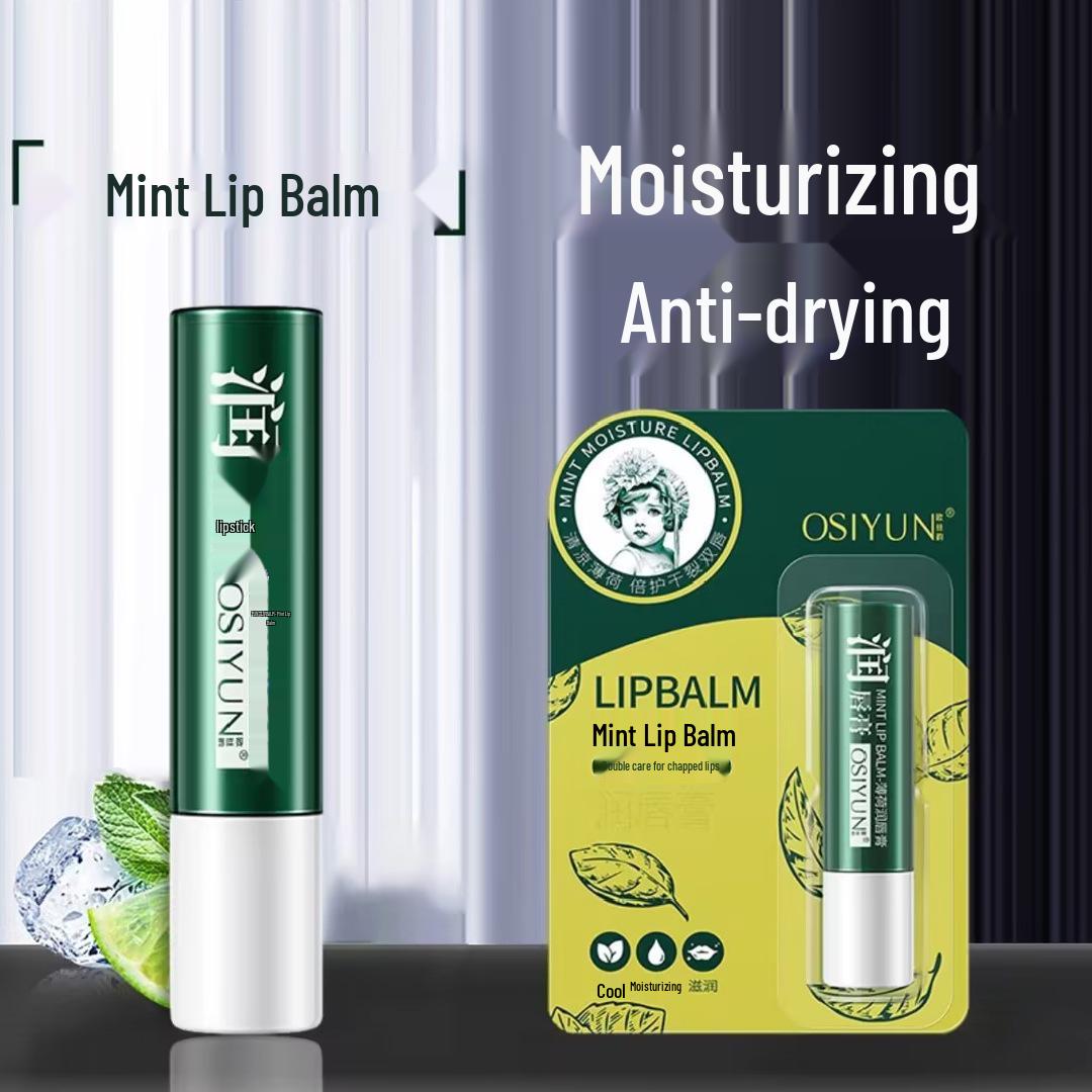 Oushiyun Mint Moisturizing Lip Balm - Hydrating, Colorless Care, Fades Lip Lines, Anti-Cracking, Lip Oil Gloss
Oushiyun Mint Moisturizing Lip Balm - Hydrating, Colorless Care, Fades Lip Lines, Anti-Cracking, Lip Oil Gloss