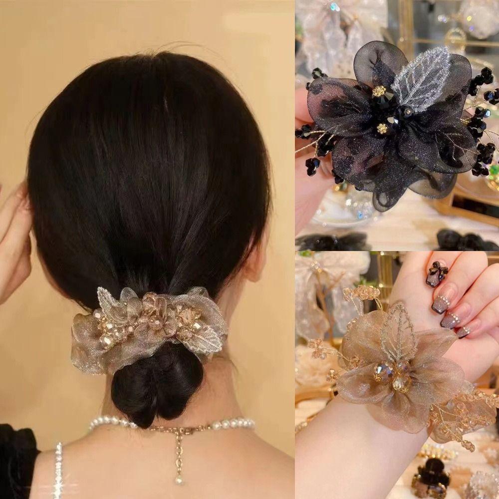 Acrylic beads Elastic Hair Bands High-Elastic Ponytail Holder Sunflower Scrunchies Women Girls
Acrylic beads Elastic Hair Bands High-Elastic Ponytail Holder Sunflower Scrunchies Women Girls