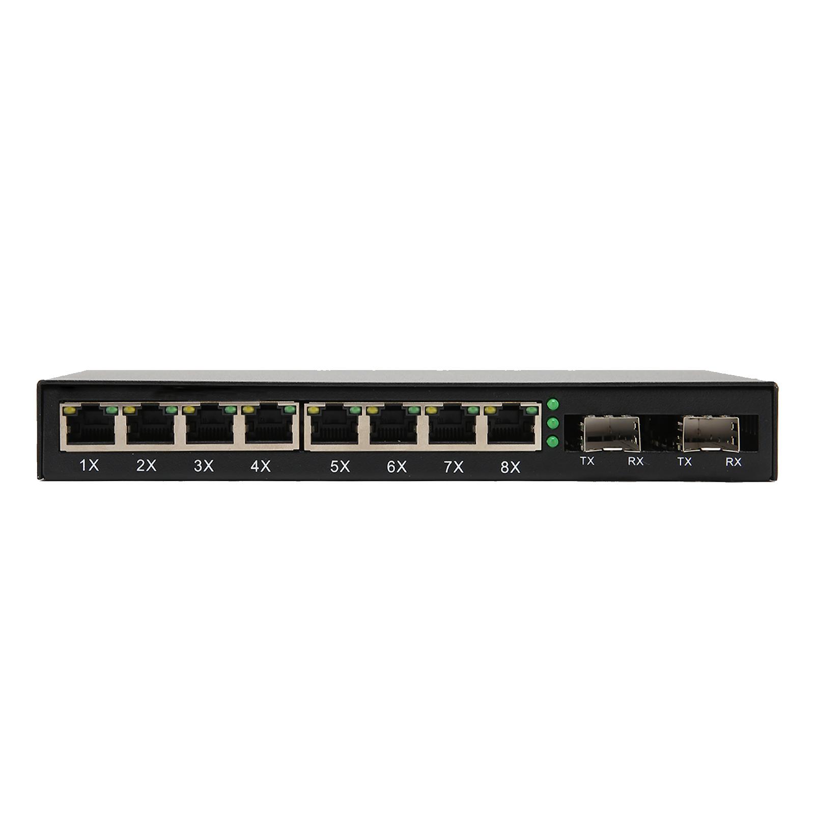 Gigabit Switch8 Port Ethernet Transmission Adaptive 101001000M Gigabit Optical Converter for
Gigabit Switch8 Port Ethernet Transmission Adaptive 101001000M Gigabit Optical Converter for