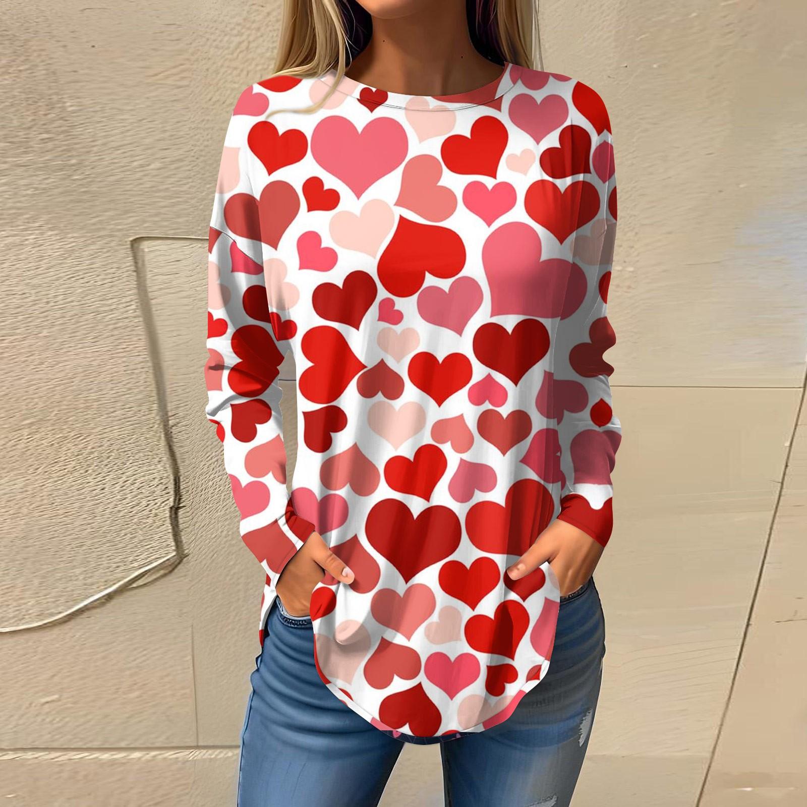Tee Shirts For Women Fall Casual Long Sleeve Shirts Sweatshirt Top Pullover S червоний
Tee Shirts For Women Fall Casual Long Sleeve Shirts Sweatshirt Top Pullover S червоний