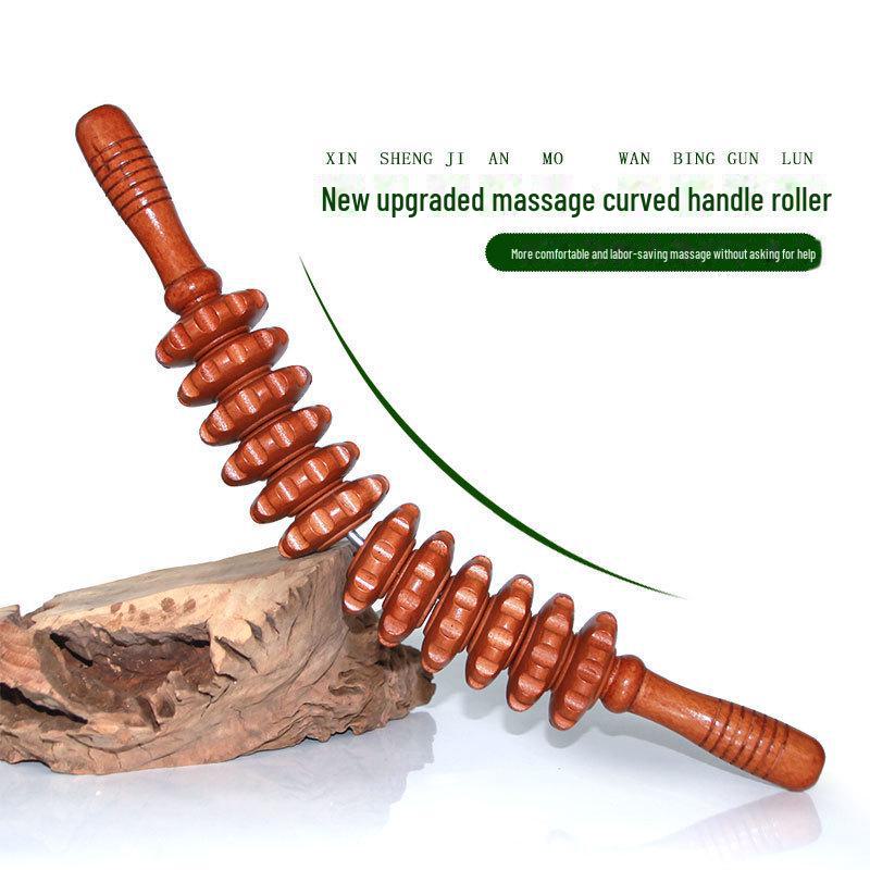 Массажный ролик из цельного дерева с изогнутой ручкой для спины, живота, плеч, шеи и акупунктурных точек 12 wheel красный
Массажный ролик из цельного дерева с изогнутой ручкой для спины, живота, плеч, шеи и акупунктурных точек 12 wheel красный