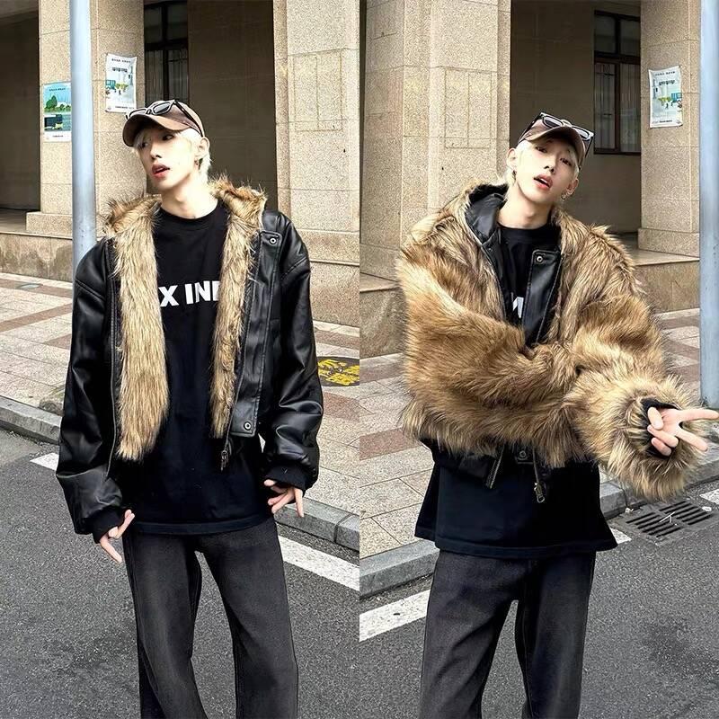 Men s Spring/Autumn Stylish Loose Jacket - High Street, Hong Kong, Japanese, Harajuku, Korean Influences XL чорний
Men s Spring/Autumn Stylish Loose Jacket - High Street, Hong Kong, Japanese, Harajuku, Korean Influences XL чорний