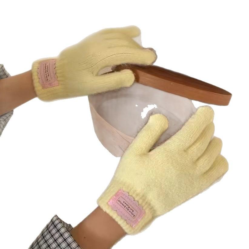 Однотонные вязаные шерстяные перчатки для женщин на осень и зиму, непродуваемые велосипедные перчатки для студентов, теплые перчатки с открытыми пальцами для сенсорного экрана One Size
Однотонные вязаные шерстяные перчатки для женщин на осень и зиму, непродуваемые велосипедные перчатки для студентов, теплые перчатки с открытыми пальцами для сенсорного экрана One Size