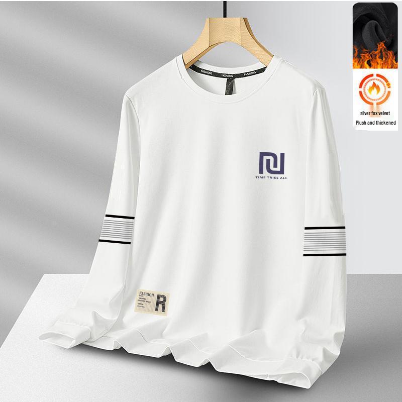 Men s Round Neck Print Hoodie - Autumn/Winter Loose Fit, Plus Velvet, Long Sleeve Pullover, Fashionable and Versatile Base Layer. 3XL (145-160 jin)
Men s Round Neck Print Hoodie - Autumn/Winter Loose Fit, Plus Velvet, Long Sleeve Pullover, Fashionable and Versatile Base Layer. 3XL (145-160 jin)
