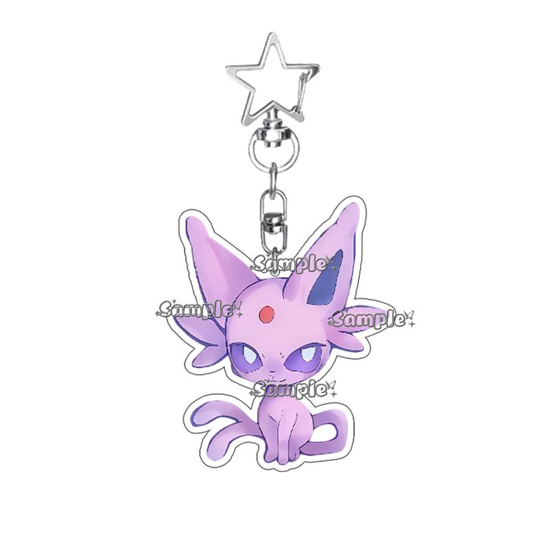 PTCG PKM Eevee Glaceon Characters Figure Q Version Acrylic Keychain Women Men Cartoon Cute Accessories Bag Charm Ornaments Gifts about 5cm
PTCG PKM Eevee Glaceon Characters Figure Q Version Acrylic Keychain Women Men Cartoon Cute Accessories Bag Charm Ornaments Gifts about 5cm