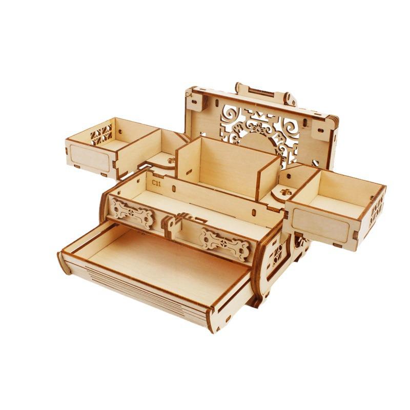 3D Деревянный Пазл Шкатулка для Украшений: Ручная работа, Механическая, Креативная игрушка-шкатулка.
3D Деревянный Пазл Шкатулка для Украшений: Ручная работа, Механическая, Креативная игрушка-шкатулка.