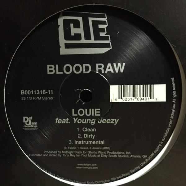 12inch Record BLOOD RAW, YOUNG JEEZY - Louie B001131611 Corporate Thugz 2008 US Rap & Hip-Hop/R&B Used
12inch Record BLOOD RAW, YOUNG JEEZY - Louie B001131611 Corporate Thugz 2008 US Rap & Hip-Hop/R&B Used