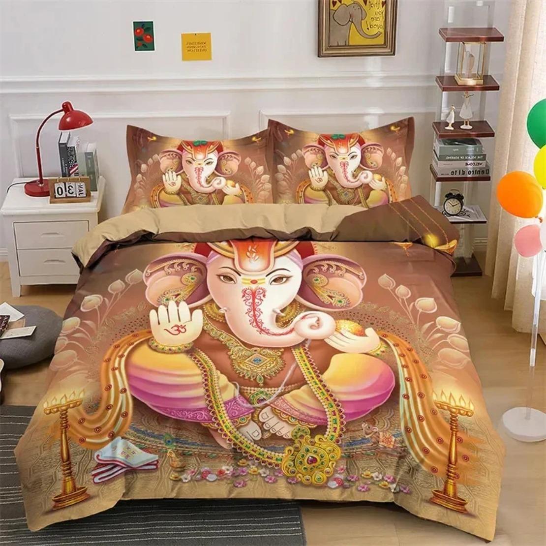 Bohemia Mandala Duvet Cover Indian Elephant Lord Ganesha Bedding Set Comforter Cover King For Boys Girls Room Decor 135x200cm 2pcs
Bohemia Mandala Duvet Cover Indian Elephant Lord Ganesha Bedding Set Comforter Cover King For Boys Girls Room Decor 135x200cm 2pcs