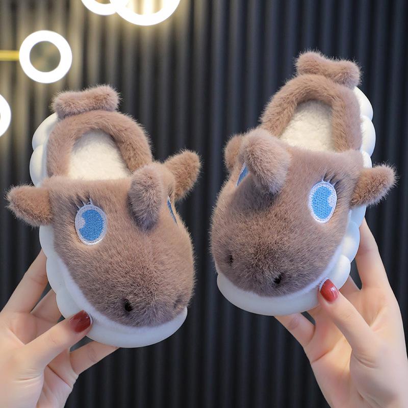 Детские зимние милые теплые хлопковые тапочки с акулой 38-39 inner length 23cm темно-коричневого
Детские зимние милые теплые хлопковые тапочки с акулой 38-39 inner length 23cm темно-коричневого