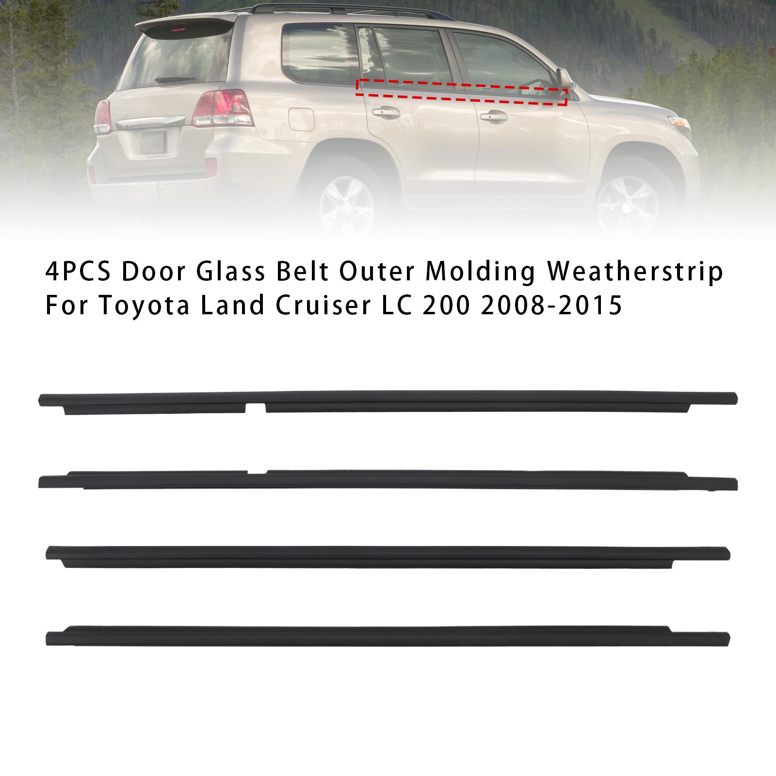4 шт. Наружный молдинг уплотнителя стекла двери для Toyota Land Cruiser LC 200 2008-2015
4 шт. Наружный молдинг уплотнителя стекла двери для Toyota Land Cruiser LC 200 2008-2015