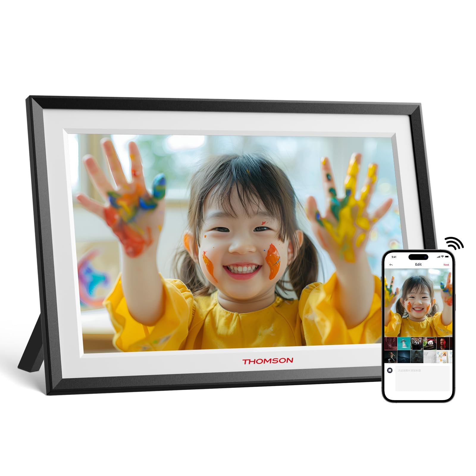 Цифрова фоторамка THOMSON WIFI, дюйми, 1280 x 800, Wi-Fi, сенсорний екран, 32 ГБ, 256 ГБ, сумісна пам’ять SD, автоматичне обертання, віддалене передавання, SD-карта має бути
Цифрова фоторамка THOMSON WIFI, дюйми, 1280 x 800, Wi-Fi, сенсорний екран, 32 ГБ, 256 ГБ, сумісна пам’ять SD, автоматичне обертання, віддалене передавання, SD-карта має бути