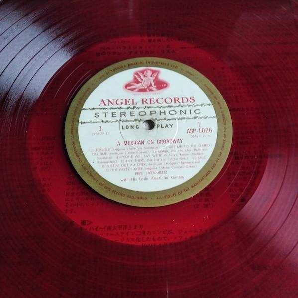 LP Record PEPE JARAMILLO - A Mexican On Broadway ASP1026 ANGEL Japan Latin Used
LP Record PEPE JARAMILLO - A Mexican On Broadway ASP1026 ANGEL Japan Latin Used