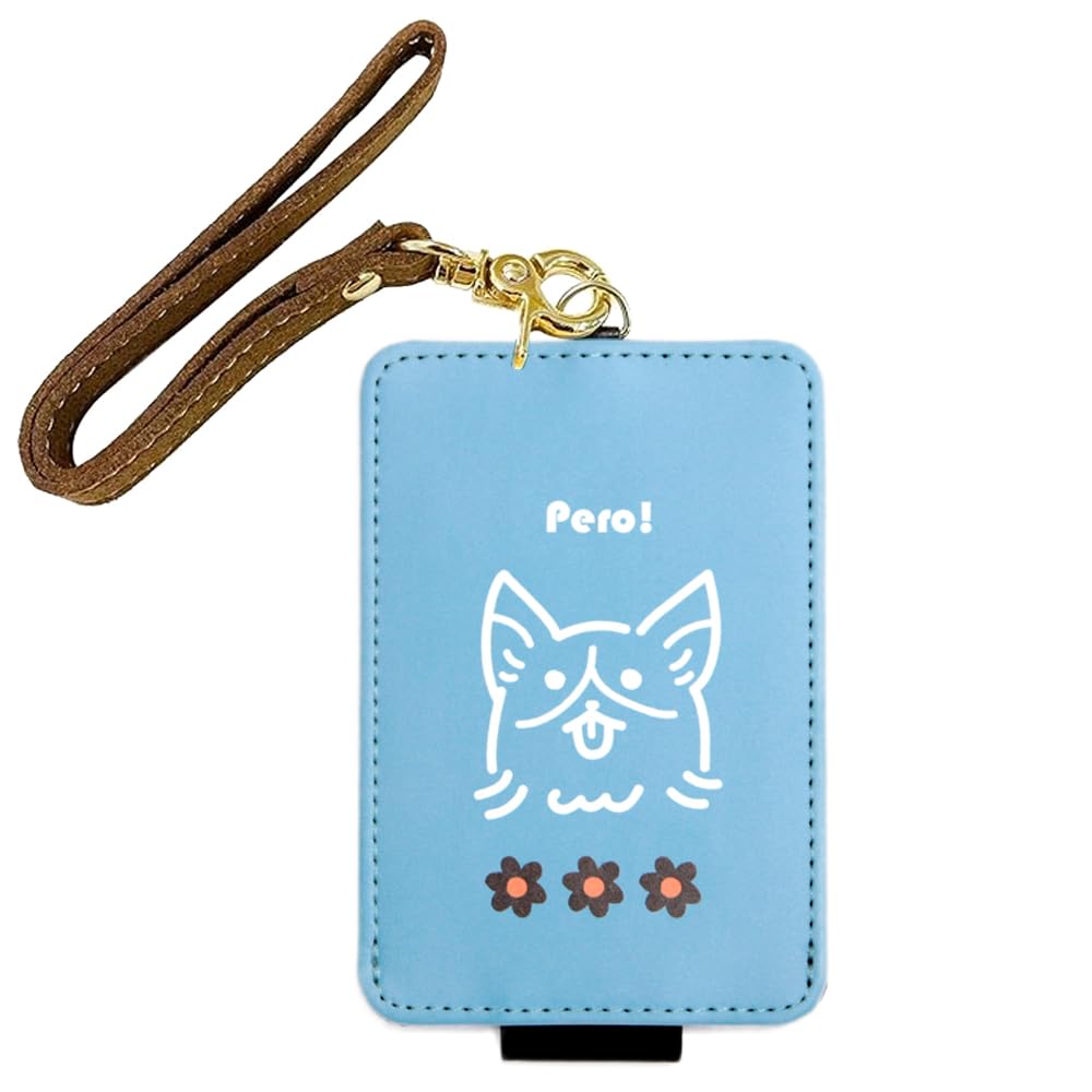 Grand Cinq Women s Pass Case (with Anti-Fall Strap & Button) Pero (Line Art) Corgi IC Card Case for Commuting and School
Grand Cinq Women s Pass Case (with Anti-Fall Strap & Button) Pero (Line Art) Corgi IC Card Case for Commuting and School