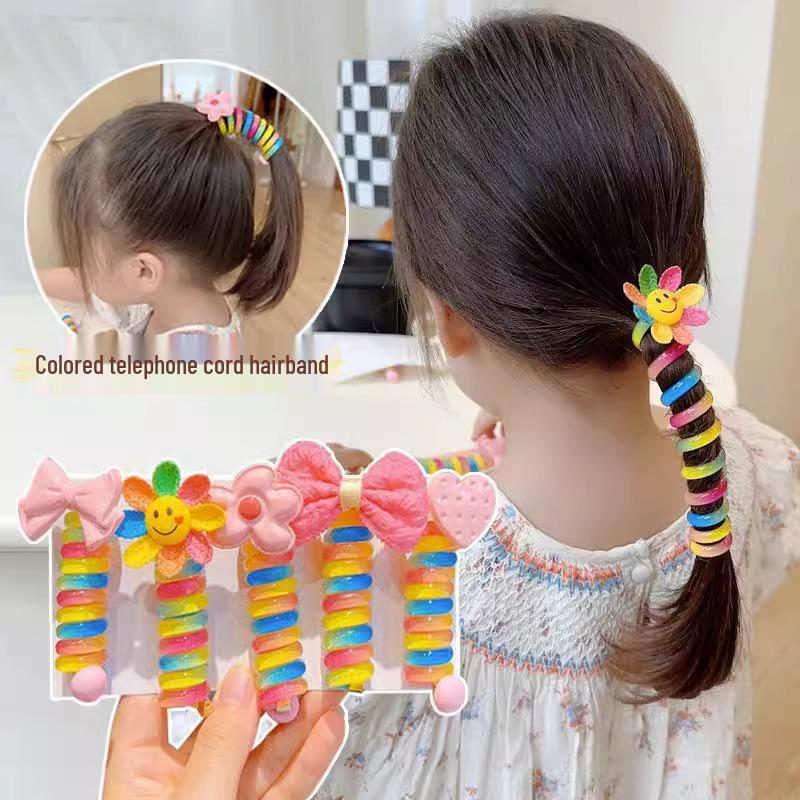 2023 Colorful Curly Telephone Cord Hair Tie for Women & Kids - High Elasticity Ponytail Holder
2023 Colorful Curly Telephone Cord Hair Tie for Women & Kids - High Elasticity Ponytail Holder