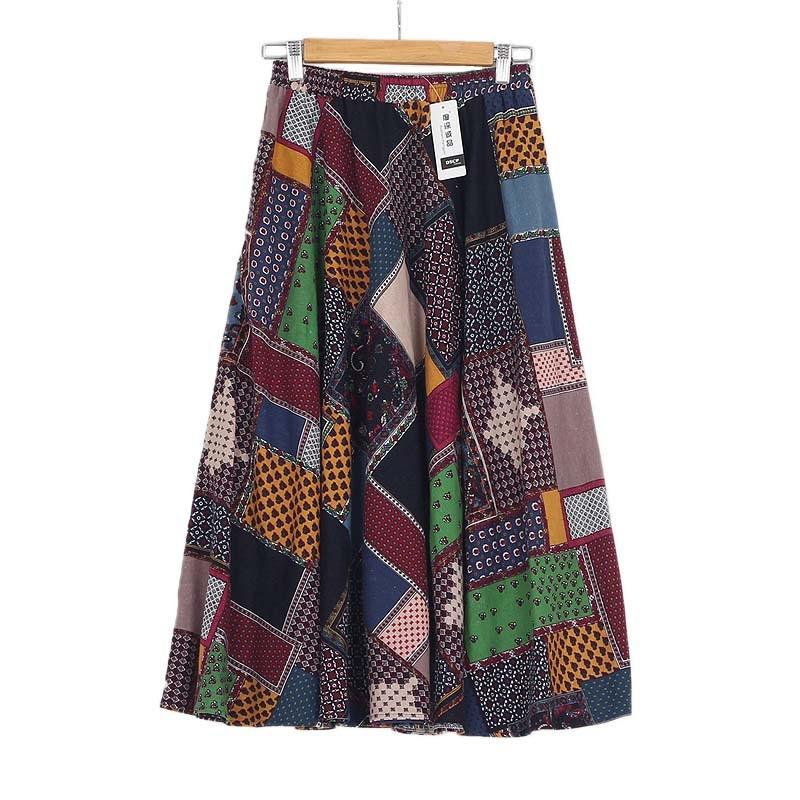 Spring Women s Ethnic Style Printed Skirt Colorful Patch Casual Versatile Half Length Skirt One Size чёрный
Spring Women s Ethnic Style Printed Skirt Colorful Patch Casual Versatile Half Length Skirt One Size чёрный