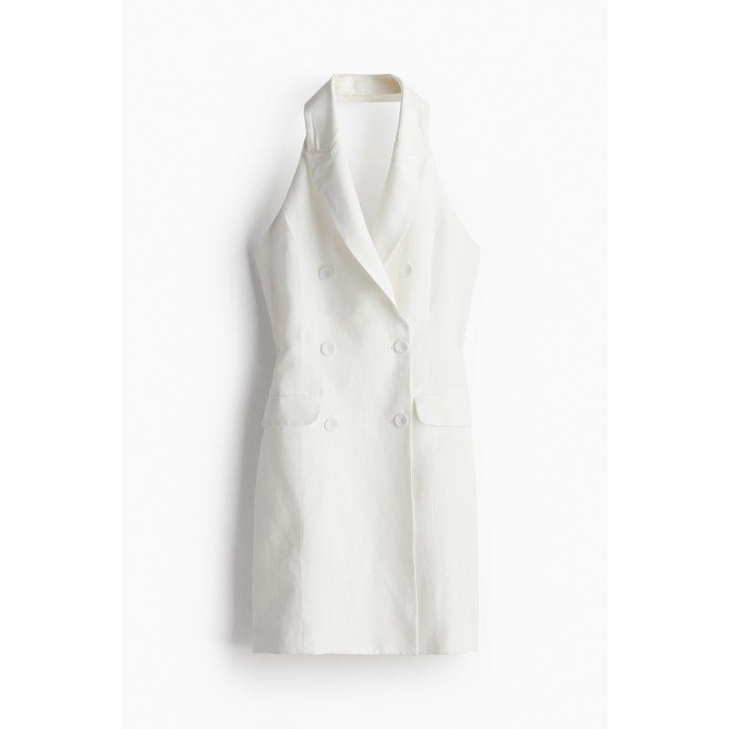 HM Women s Clothing Dress Autumn Sleeveless Waist French Style Commuting Fashion Casual V-neck Dress 1236826 White 170/104
HM Women s Clothing Dress Autumn Sleeveless Waist French Style Commuting Fashion Casual V-neck Dress 1236826 White 170/104