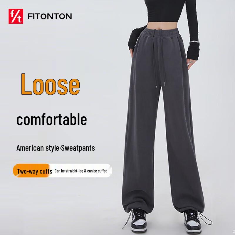 FitonTon Women s Versatile Wide-Leg Sweatpants M
FitonTon Women s Versatile Wide-Leg Sweatpants M