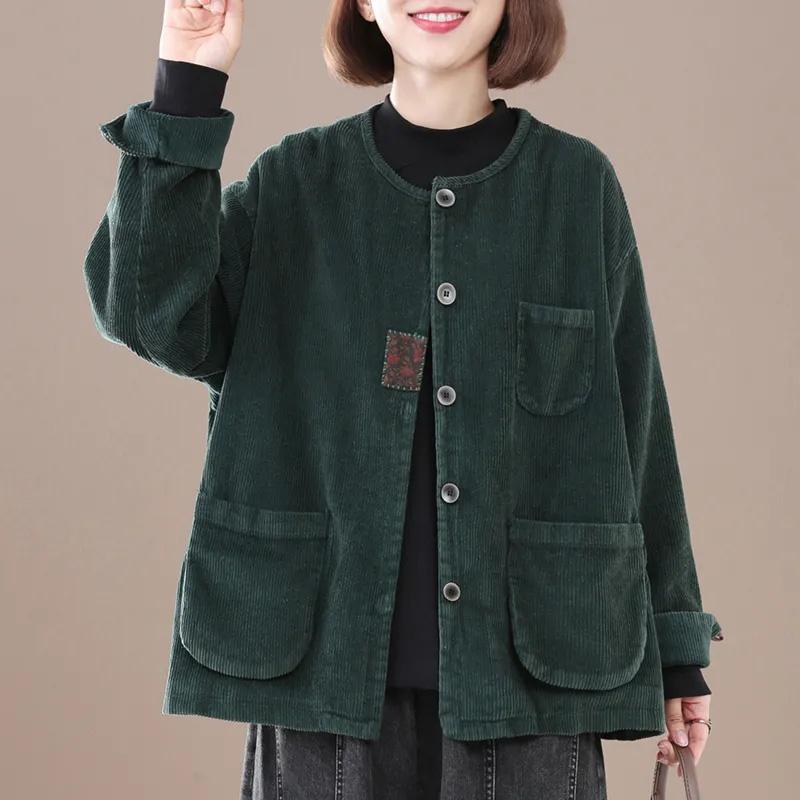 Хлопковая куртка, женская осенне-зимняя теплая утолщенная удобная куртка большого размера, повседневные топы в стиле ретро
Хлопковая куртка, женская осенне-зимняя теплая утолщенная удобная куртка большого размера, повседневные топы в стиле ретро