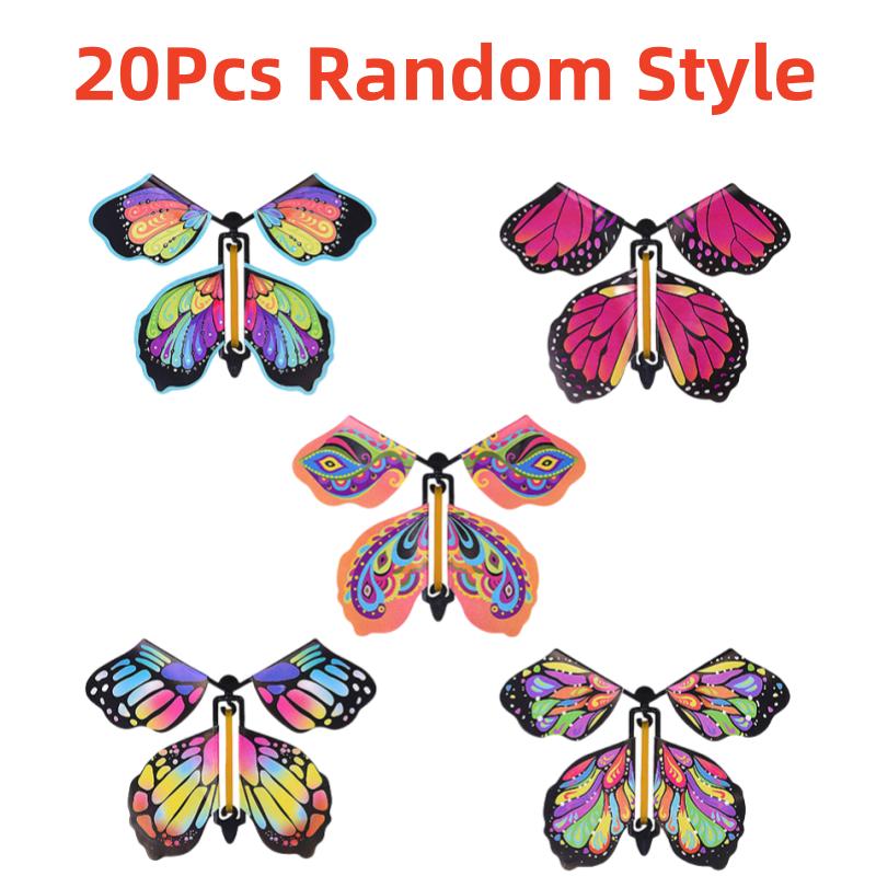 20Pcs Flying Butterfly Magic Butterfly New Unique Bookmark Toy Gift Magic Prop Birthday Gift For Boys And Girls Party Gifts
20Pcs Flying Butterfly Magic Butterfly New Unique Bookmark Toy Gift Magic Prop Birthday Gift For Boys And Girls Party Gifts
