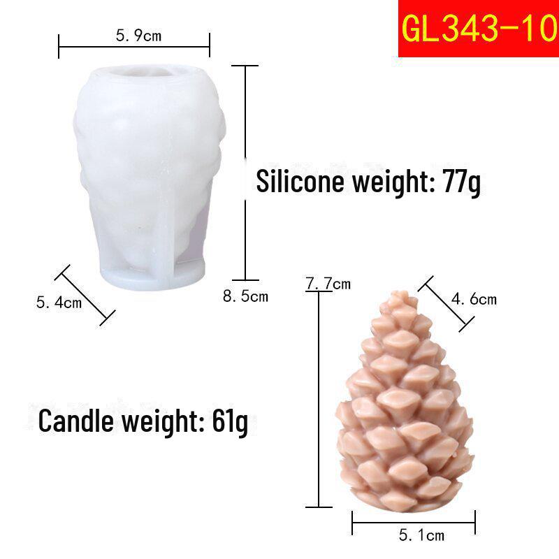 Форма для ароматерапевтической свечи Chou Kai Pine Cone - Серия подарков своими руками на рождественскую елку
Форма для ароматерапевтической свечи Chou Kai Pine Cone - Серия подарков своими руками на рождественскую елку