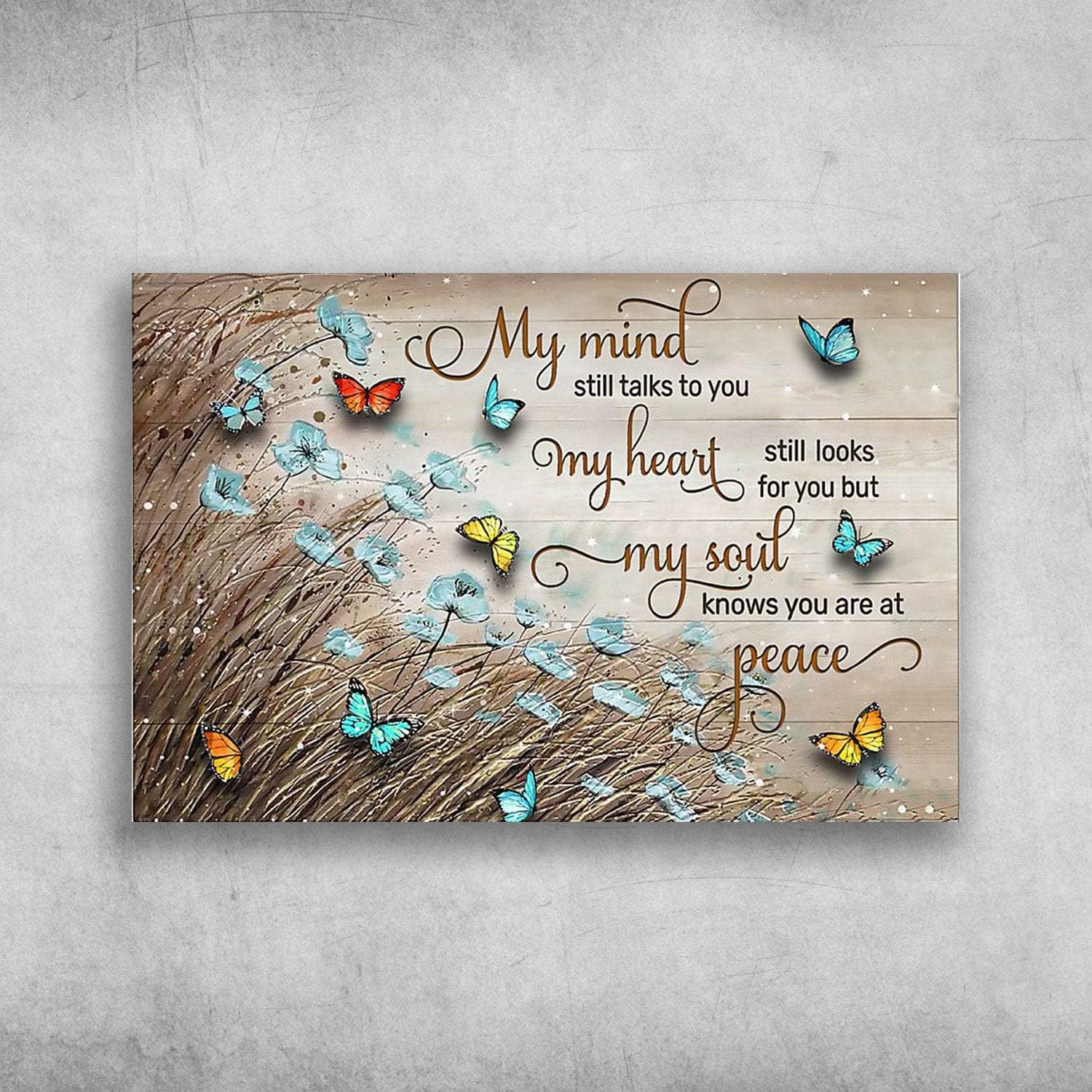 LINQWkk Tin Sign Butterflies My Mind Still Talks to You Metal Sign Retro Wall Decor for Home Restaurants Cafes Office Saluminum 20x30cm(7.8x11.8inch)
LINQWkk Tin Sign Butterflies My Mind Still Talks to You Metal Sign Retro Wall Decor for Home Restaurants Cafes Office Saluminum 20x30cm(7.8x11.8inch)