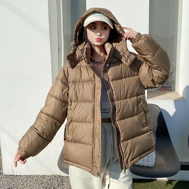 2023 Women s Autumn/Winter Korean-Style Hooded Down Cotton Coat - Small Size, Loose-Fit, Thick, Cotton-Padded Jacket XL кавовий
2023 Women s Autumn/Winter Korean-Style Hooded Down Cotton Coat - Small Size, Loose-Fit, Thick, Cotton-Padded Jacket XL кавовий