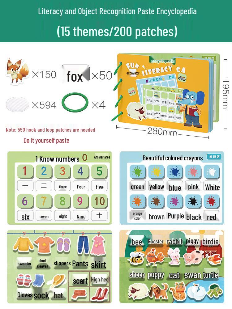 Тихая книжка на тему животных для малышей: Образовательная и интерактивная игрушка для раннего развития грамотности
Тихая книжка на тему животных для малышей: Образовательная и интерактивная игрушка для раннего развития грамотности