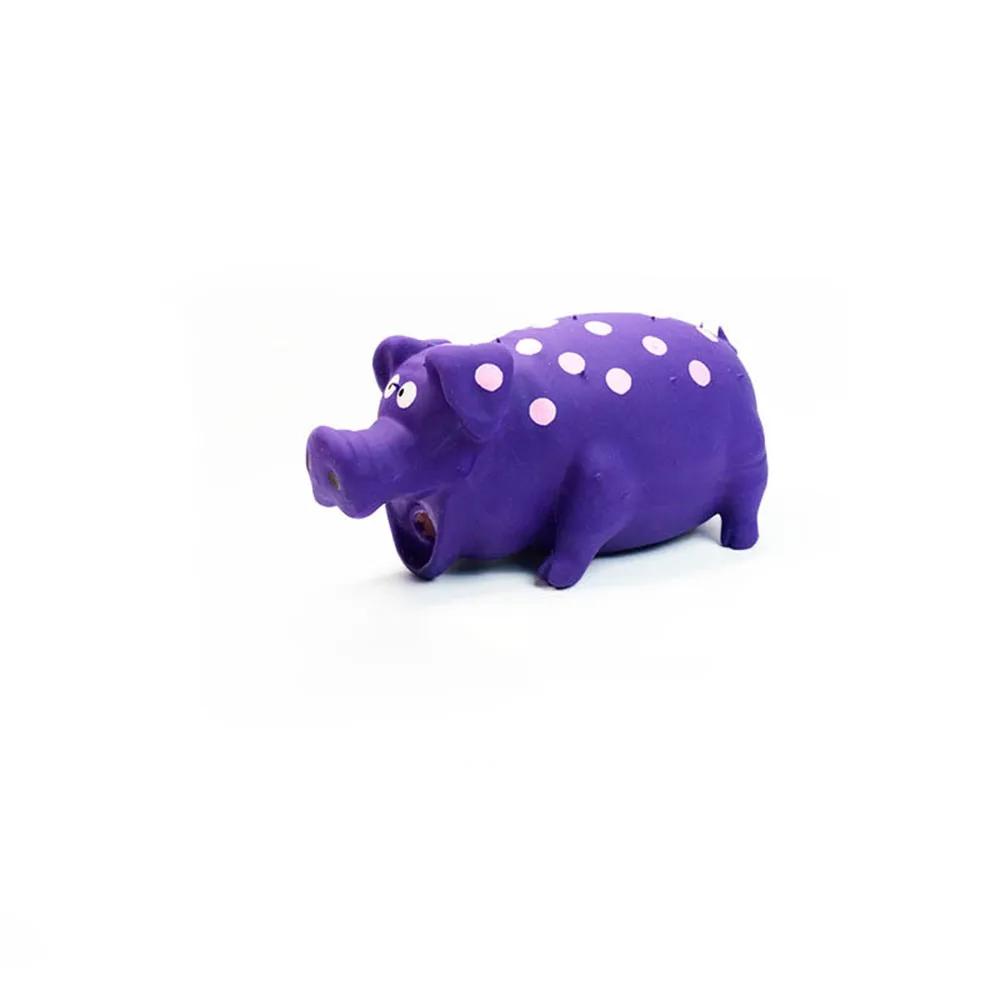 Squeaky Latex Pig Dog Toy for Aggressive Chewers Durable Spotted Chew Molar Teething Puppy Toy Interactive Pet XS фіолетовий
Squeaky Latex Pig Dog Toy for Aggressive Chewers Durable Spotted Chew Molar Teething Puppy Toy Interactive Pet XS фіолетовий