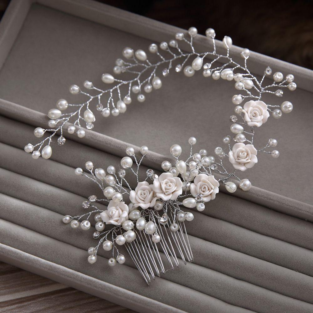 Hair Pin Headband Head Piece Hair Ornaments Flower Tiaras Crown Pearl Crystal Bride Hairband
Hair Pin Headband Head Piece Hair Ornaments Flower Tiaras Crown Pearl Crystal Bride Hairband