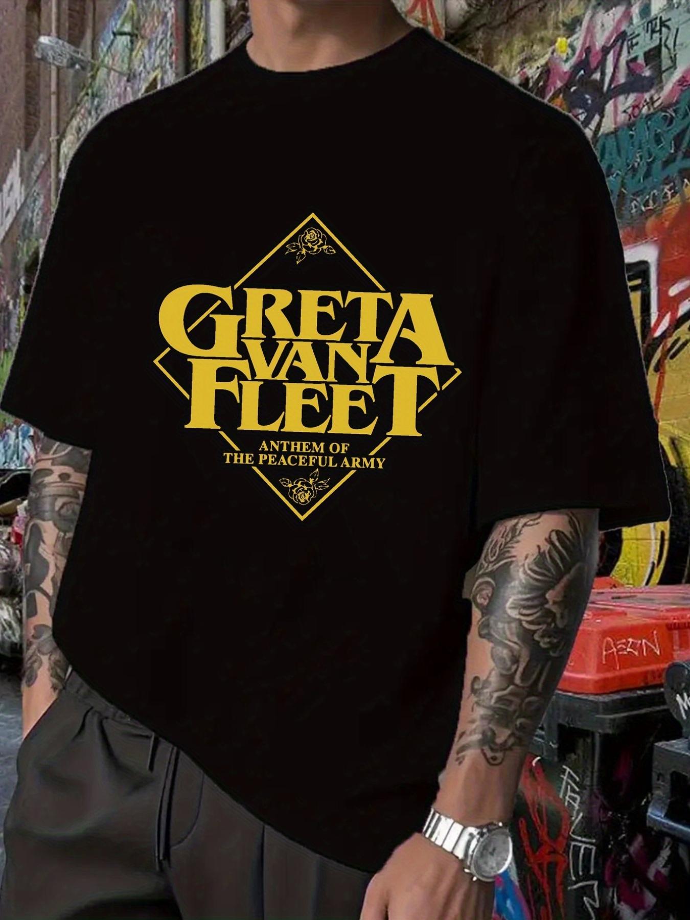 Greta Van Fleet Graphic T-shirt - The Anthem of the Peaceful Army Design XXL
Greta Van Fleet Graphic T-shirt - The Anthem of the Peaceful Army Design XXL