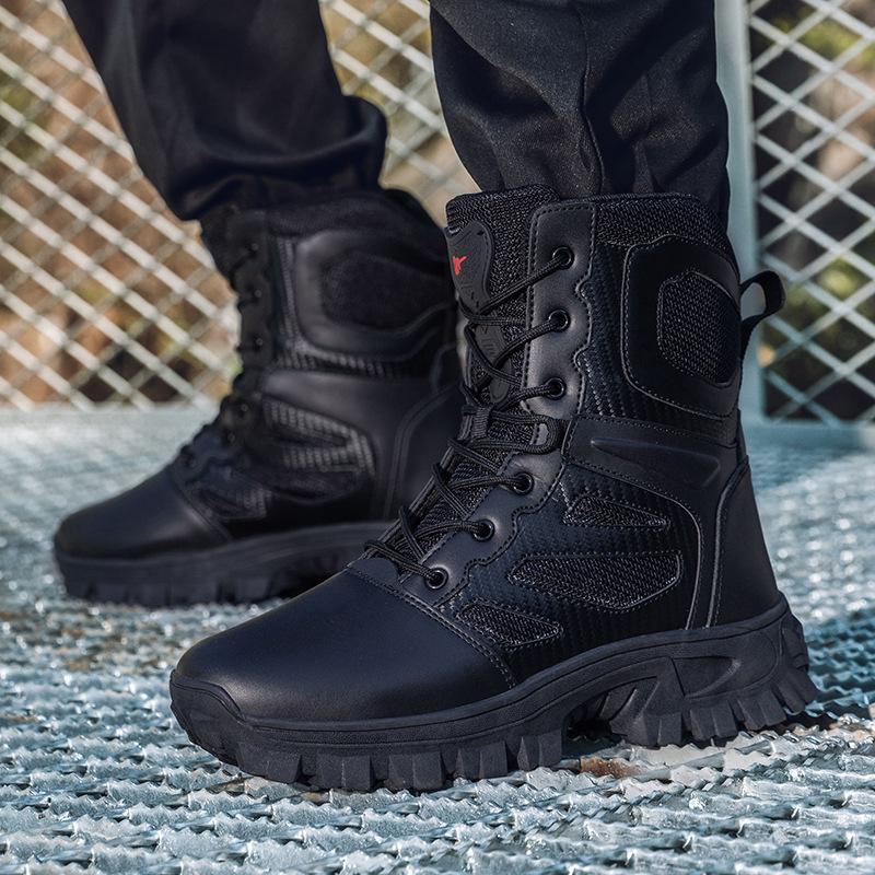 Cross-border tactical boots high-top medium-top outdoor combat boots men s boots desert boots battlefield men s boots 39 чёрный
Cross-border tactical boots high-top medium-top outdoor combat boots men s boots desert boots battlefield men s boots 39 чёрный
