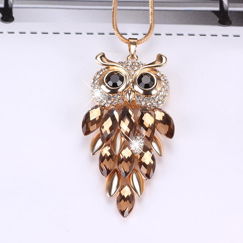 Suijue Korean Version Fashionable Versatile Long Necklace, Female Owl Owl Stone Sweater Chain Direct Sales
Suijue Korean Version Fashionable Versatile Long Necklace, Female Owl Owl Stone Sweater Chain Direct Sales