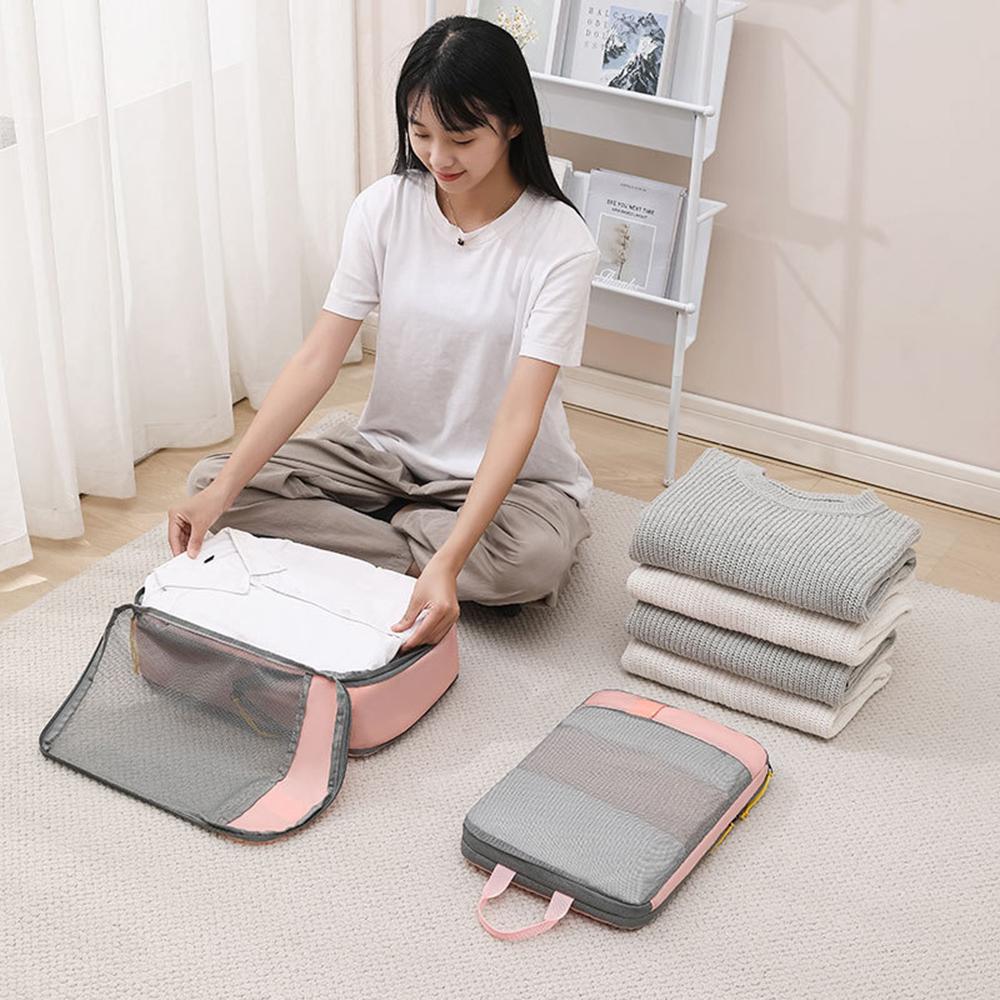 LXSN-000680 4PCS Compression Packing Clothing Shoe Bag Set Oxford Cloth Storage Pouch Pink
LXSN-000680 4PCS Compression Packing Clothing Shoe Bag Set Oxford Cloth Storage Pouch Pink