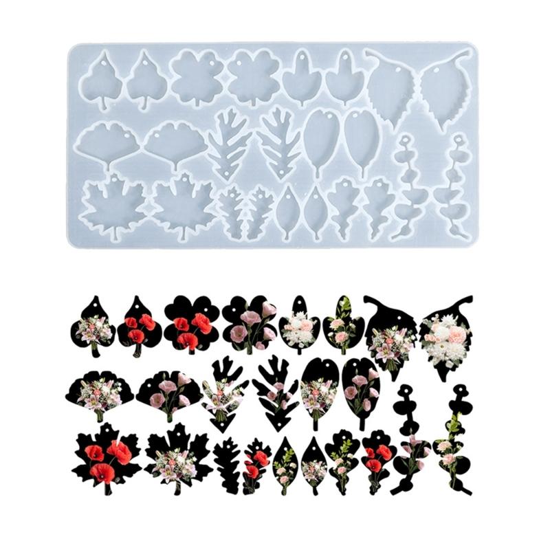 Multipurpose Silicone Earrings Jewelry Mold With Detachable Leaf Patterns For Custom Keychain Pendant Making
Multipurpose Silicone Earrings Jewelry Mold With Detachable Leaf Patterns For Custom Keychain Pendant Making