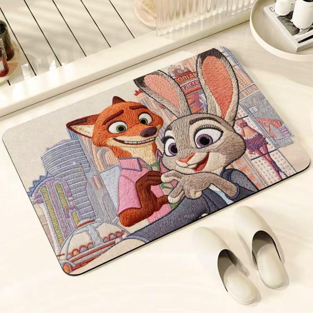 Zootopia Plush-Style Diatom Mud Water-Absorbing Anti-Slip Floor Mat for Bathroom & Entrance 40*60cm Upgraded Tech Fabric
Zootopia Plush-Style Diatom Mud Water-Absorbing Anti-Slip Floor Mat for Bathroom & Entrance 40*60cm Upgraded Tech Fabric
