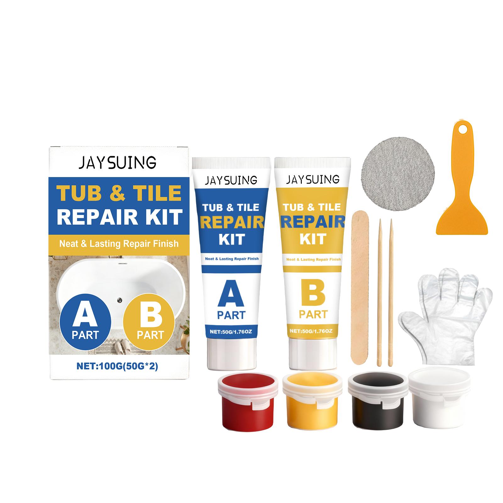 Jaysuing Tile Repair Paste Toilet Marble Floor Tile Pit Repair Crack Patching Hole Bonding Paste
Jaysuing Tile Repair Paste Toilet Marble Floor Tile Pit Repair Crack Patching Hole Bonding Paste