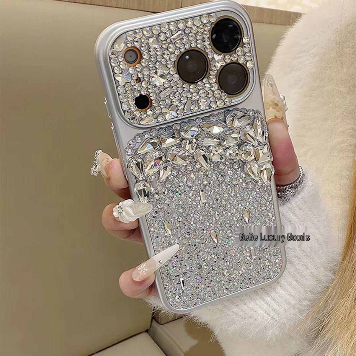 Роскошный чехол для телефона со стразами для iPhone 17 Pro Max/15, Элегантный стиль «Богатая девушка» 13
Роскошный чехол для телефона со стразами для iPhone 17 Pro Max/15, Элегантный стиль «Богатая девушка» 13