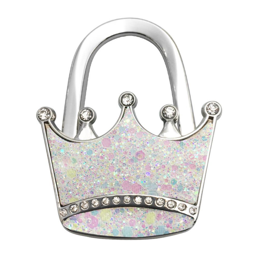 New Crown Shape Handbag Hook No Punch Portable Purse Hanger Holder Foldable Table Edge Hook Under Desk білий
New Crown Shape Handbag Hook No Punch Portable Purse Hanger Holder Foldable Table Edge Hook Under Desk білий