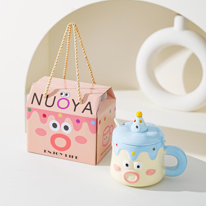 Hand Drawn Cartoon Mug with Lid Spoon Couple Drinking Water Cup Funny Expression Gift Cup Household Milk Breakfast Cup 401-500ml
Hand Drawn Cartoon Mug with Lid Spoon Couple Drinking Water Cup Funny Expression Gift Cup Household Milk Breakfast Cup 401-500ml